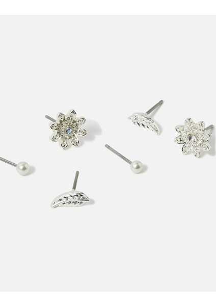 Yapraklı Küpe Seti x 3 modelleri