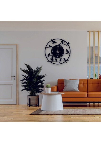 Kuşlar Metal Duvar Saati modelleri