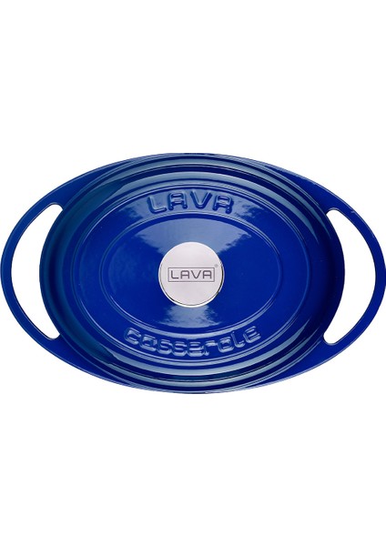 Döküm Oval Tencere Ölçü 22X28CM Mavi fiyatları