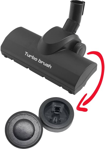 Samsung VC07R302MVP Turbo Emici Başlık Tekeri ( 2 Adet )