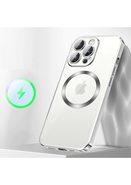 Apple Iphone 11 Pro Kılıf Kamera Koruma Çıkıntılı Magnetik Magsafe Şarj Tutucu Case