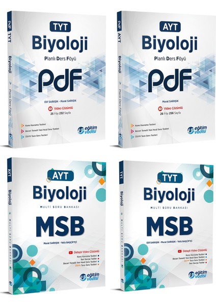 TYT AYT 2023 Biyoloji PDF + MSB Seti 4 Kitap