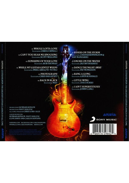 Santana – Guitar Heaven: The Greatest Guitar Classics Of All Time CD