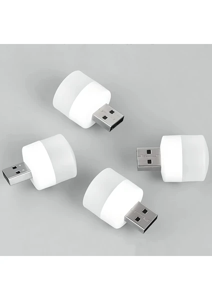 Mini USB Kamp ve Gece Lambası Yuvarlak LED Lamba