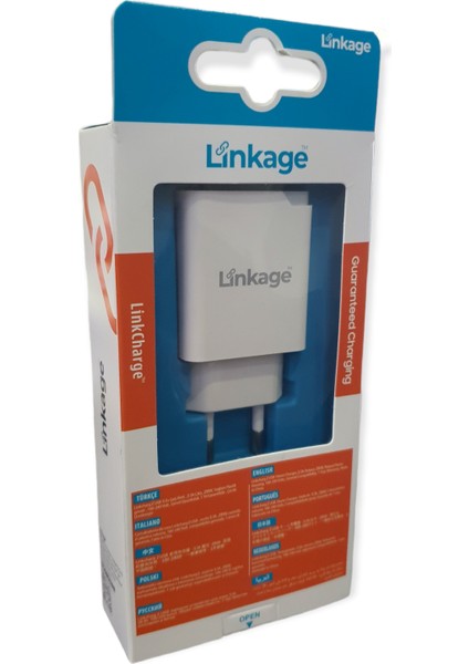 Cmk Linkage 28W + Qualcom 3.0 Çift USB Çıkışlı Hızlı Şarj Adaptörü
