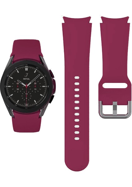 Samsung Galaxy Watch 5 Pro 45MM / Watch 5 40MM 44MM Uyumlu Kordon Tam Uyumlu Pimli Silikon