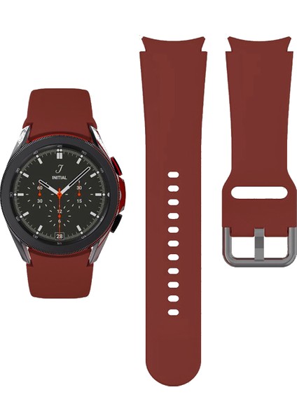 Samsung Galaxy Watch 5 Pro 45MM / Watch 5 40MM 44MM Uyumlu Kordon Tam Uyumlu Pimli Silikon