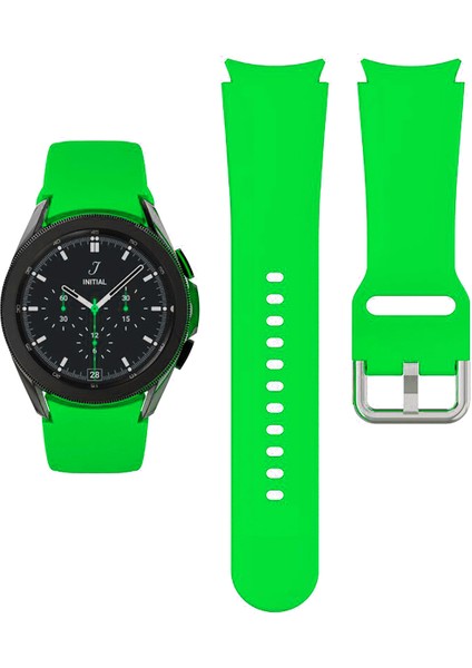 Samsung Galaxy Watch 5 Pro 45MM / Watch 5 40MM 44MM Uyumlu Kordon Tam Uyumlu Pimli Silikon