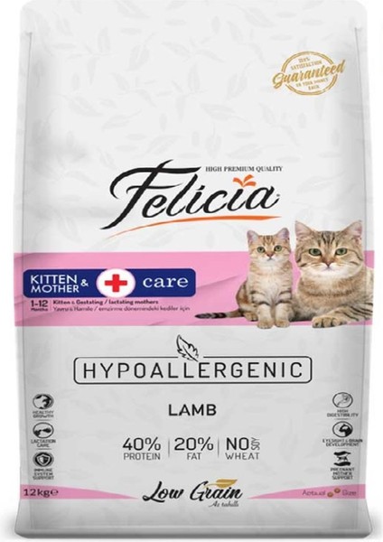 Kitten Mother Kuzu Etli Yavru Kedi Maması 12 kg