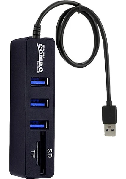 USB Çoğaltıcı USB Çoklayıcı Tf Kartlı Sd Kartlı USB Hub