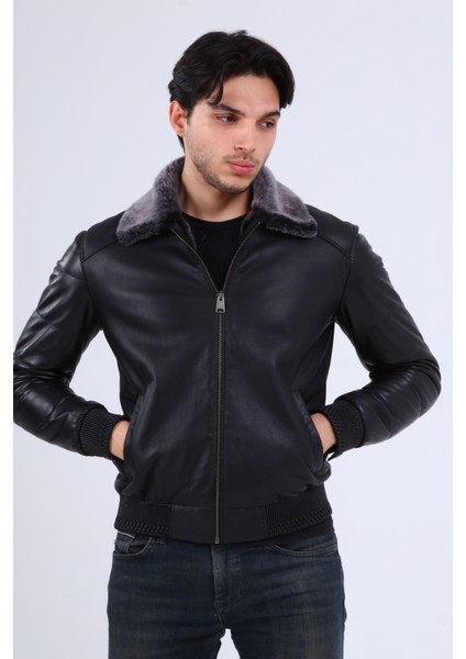 Erkek Deri Kürklü Mont fiyatları