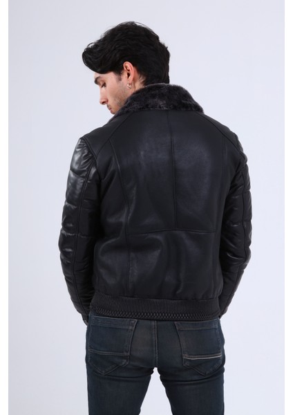 Erkek Deri Kürklü Mont fırsatları