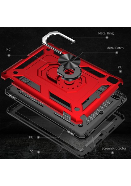 Apple Ipad Mini 4 Için Çift Katmanlı Yüzüklü Manyetik Standlı Vega Kapak fiyatları