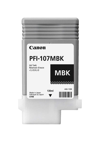 Canon PFI-107MBK Mat Siyah Muadil Kartuş