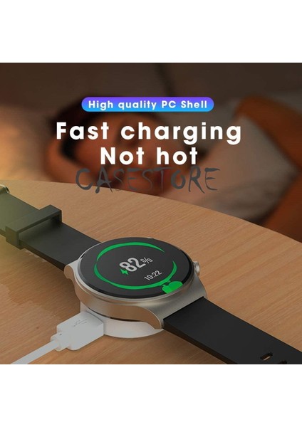 Huawei Watch Gt Gt2 - Honor Watch Magic Şarj Kablosu Adaptör Siyah 1000CM Magic/magic Watch 2/magic Watch Dream/gs Pro