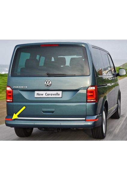 Vw Volkswagen Caravelle T6 2016-2019 Sol Arka Tampon Köşe Reflektörü Yansıtıcı Kedi Gözü 7E0945105D