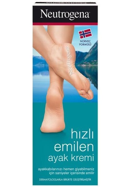 Hızlı Emilen Ayak Kremi 100 ml x 2 Adet