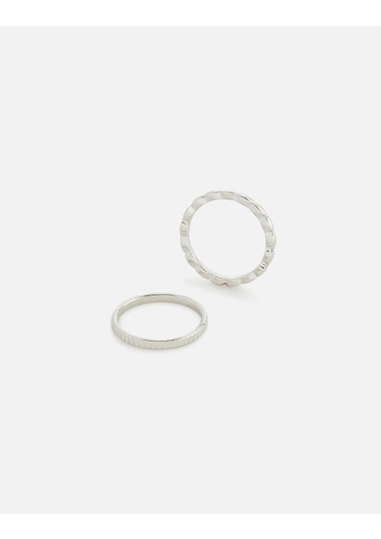 Oval Detaylı Yüzük