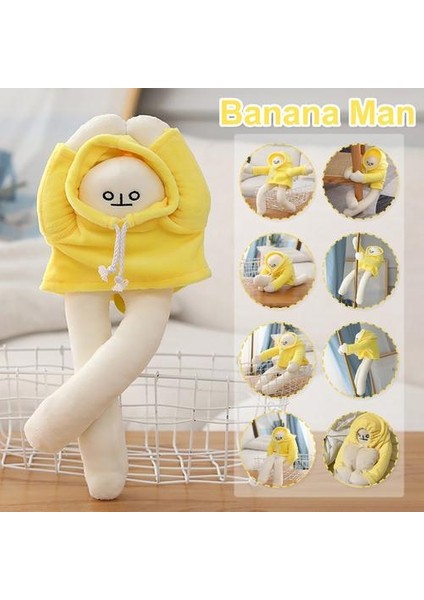 Değiştirilebilir Bebek Sarı Muz Adam Peluş Oyuncaklar (Yurt Dışından)