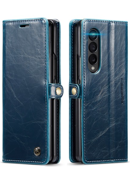 Retro Tarzı Cüzdan Kılıf Samsung Galaxy Z Fold4 ile Uyumlu