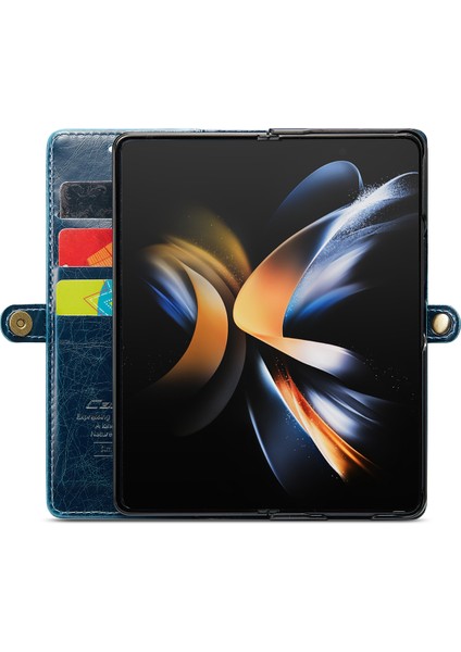 Retro Tarzı Cüzdan Kılıf Samsung Galaxy Z Fold4 ile Uyumlu indirimleri