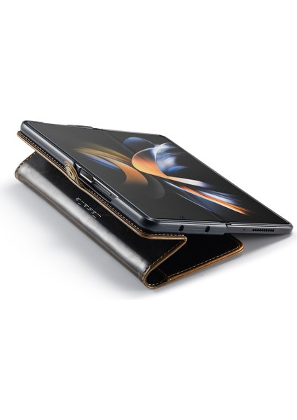 Retro Tarzı Cüzdan Kılıf Samsung Galaxy Z Fold4 ile Uyumlu (Yurt Dışından) fırsatları