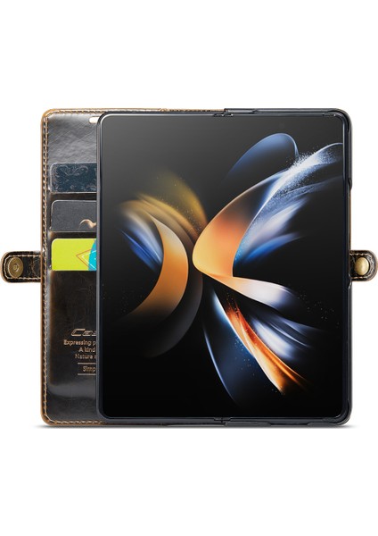 Retro Tarzı Cüzdan Kılıf Samsung Galaxy Z Fold4 ile Uyumlu (Yurt Dışından) indirimleri