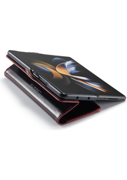 Retro Tarzı Cüzdan Kılıf Samsung Galaxy Z Fold4 ile Uyumlu fırsatları
