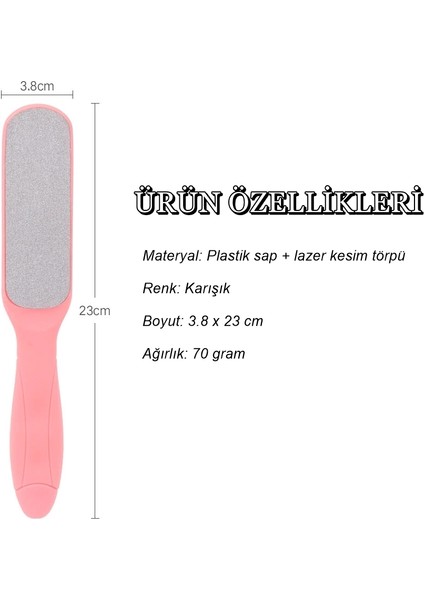 Pixy Lazer Kesim Çift Taraflı Topuk Törpüsü fiyatları