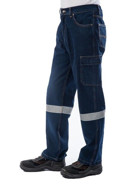 Eser Iş Güvenliği Myform Strong Blue Jean Kot Takım - 2 Takım indirimleri
