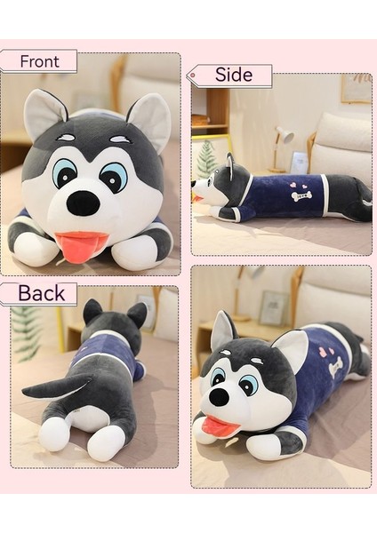 Husky Peluş Oyuncak Karikatür Bebek Yastık Çocuk Bebeği (Yurt Dışından)