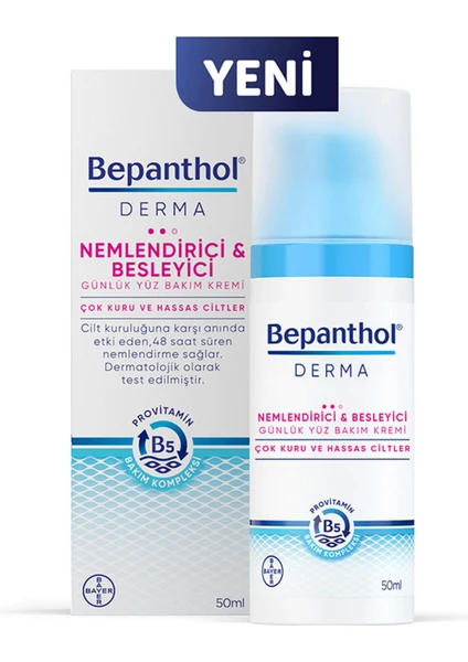 Derma Nemlendirici Besleyici Yüz Bakım Kremi 50 Ml