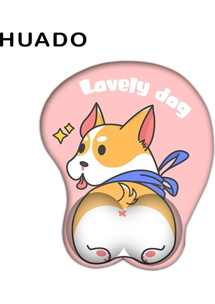 Sevimli Corgi Köpek Jel Ergonomik Mouse - Çok Renkli (Yurt Dışından)