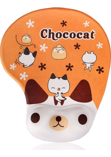 Kaymaz Yumuşak Silikon Sevimli Karikatür Anime 3D Mouse Pad - Çok Renkli (Yurt Dışından)