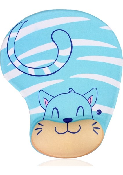 Kaymaz Yumuşak Silikon Sevimli Karikatür Anime 3D Mouse Pad - Çok Renkli (Yurt Dışından)