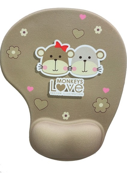 Kaymaz Yumuşak Silikon Sevimli Karikatür Anime 3D Mouse Pad - Çok Renkli (Yurt Dışından)