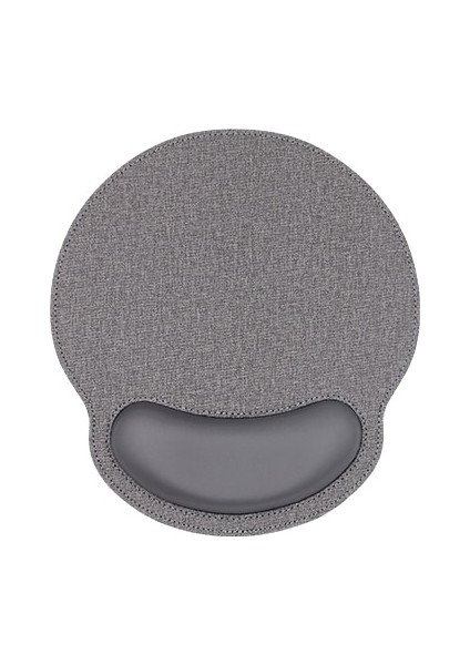 Pu Ergonomik Bilek Desteği Su Geçirmez Yüzey Deri Mouse Pad - Gri (Yurt Dışından)