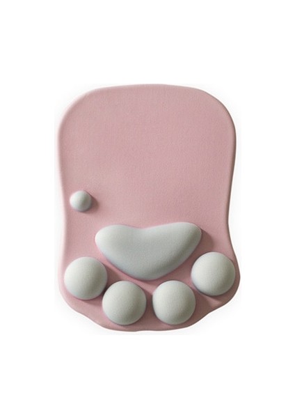 Yumuşak Silikon Sevimli Kedi 3D Mouse Pad - Pembe (Yurt Dışından)