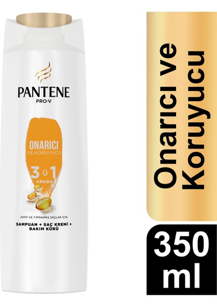 Onarıcı Ve Koruyucu 3'Ü1 Arada Şampuan 350 Ml