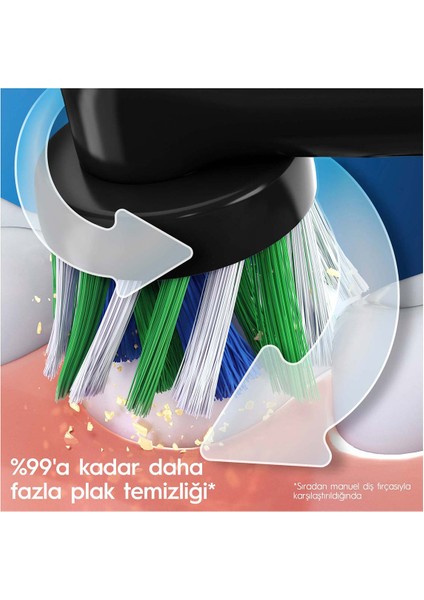 Şarjlı/Elektrikli diş fırçası Vitality Pro Siyah Koruma ve temizlik