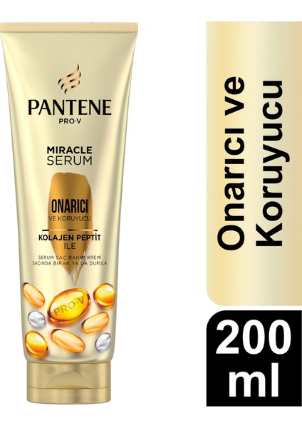 Miracle Onarıcı Ve Koruyucu Serum Şaç Bakım Kremi 200 Ml