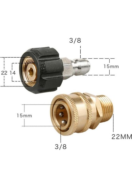 8 Adet Pirinç Evrensel Basınçlı Yıkama Adaptörü Set Bahçe Hortumu Hızlı Adaptör fırsatları