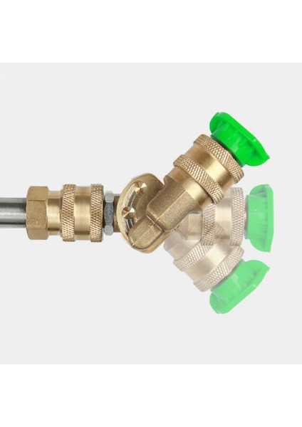 7 x Basınçlı Yıkayıcı Püskürtme Nozumu Ipuçları Birden Fazla Derece Set 1/4 '' Npt 5000PSI(Yurt Dışından) modelleri