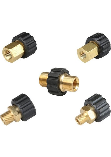 M22 x 1.5mm Fe - G3/8 Twist Hızlı Basınç Yıkayıcı Adaptörü modelleri
