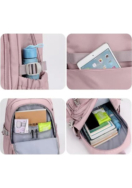 Çok Bölmeli Büyük Kapasiteli Sırt Çantası - Turuncu (Yurt Dışından) fiyatları