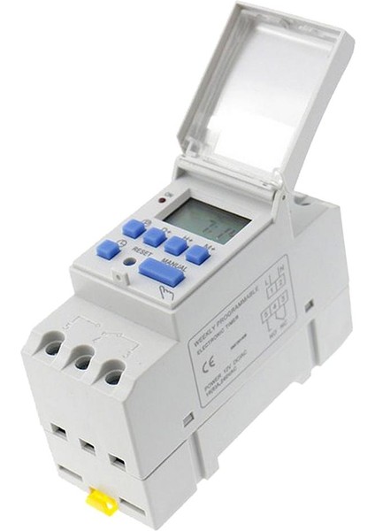 24V Dc Dijital Zaman Anahtarı Elektronik Zamanlayıcı LCD Güç Rölesi Programlanabilir