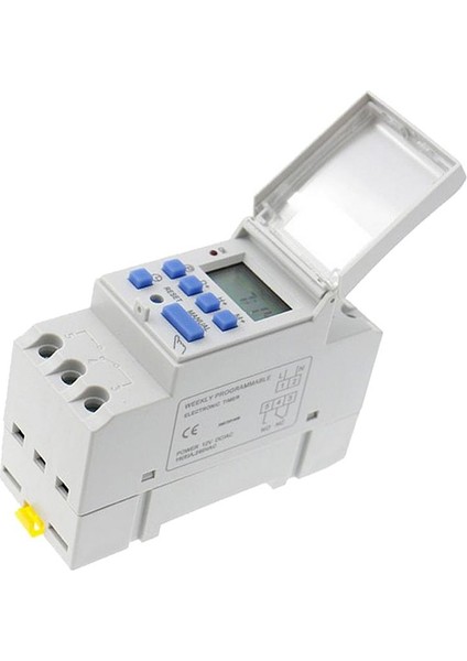 24V Dc Dijital Zaman Anahtarı Elektronik Zamanlayıcı LCD Güç Rölesi Programlanabilir