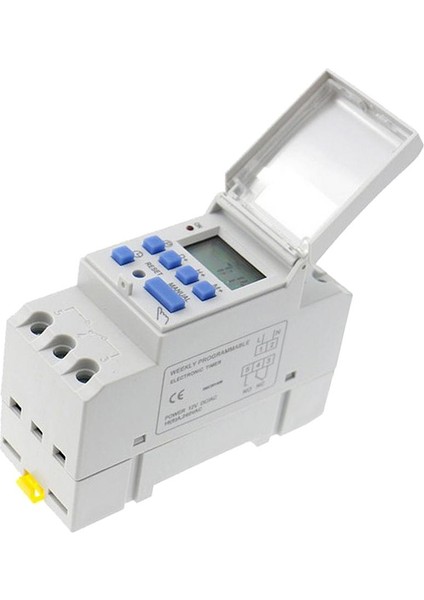 24V Dc Dijital Zaman Anahtarı Elektronik Zamanlayıcı LCD Güç Rölesi Programlanabilir