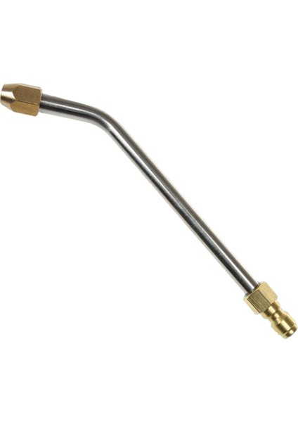 1/4 '' Basınç Yıkayıcı Yıkama Nozumu 30 Derece Açılı Lance Uzantısı 20 cm 20CM Gümüş
