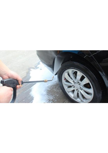 1/4 '' Basınç Yıkayıcı Yıkama Nozumu 30 Derece Açılı Lance Uzantısı 20 cm 20CM Gümüş fiyatları